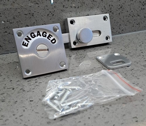 Satin chrome vacant engaged - vacant,