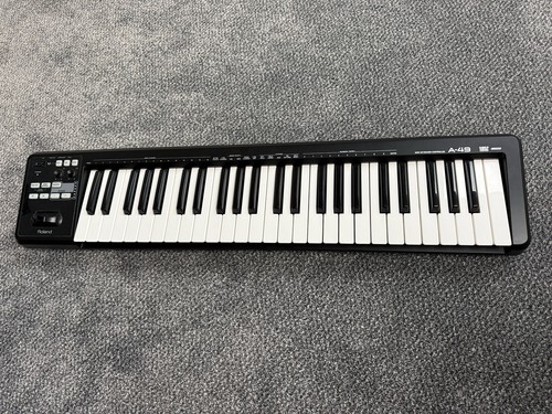 Roland a49 black midi keyboard - black,