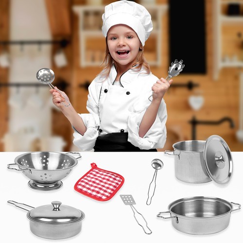 Kids play kitchen cookware - kids, set