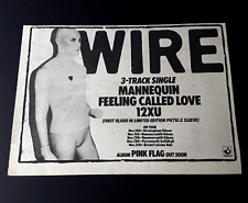 WIRE Mannequin PRESS ADVERT