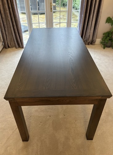 Extending dining table solid - extending,