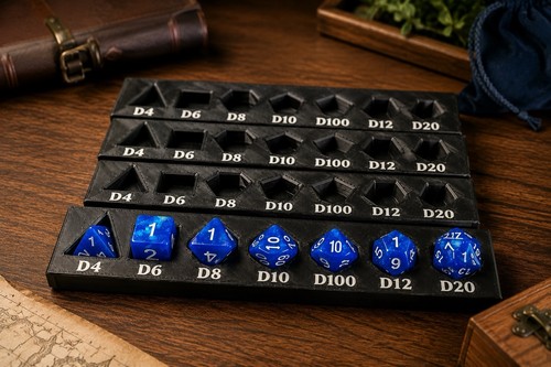 Dice holder set d20 - set,