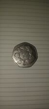 Large old style 1973 50p fifty pence coin Clasped Hands UK