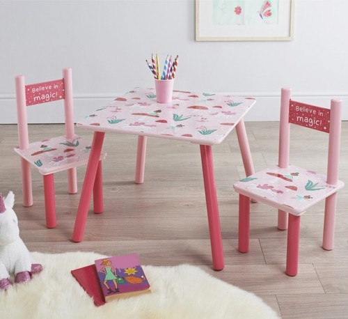 Kids table chairs set - table, 2