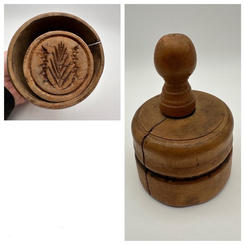 Antique primitive wood - wood, butter