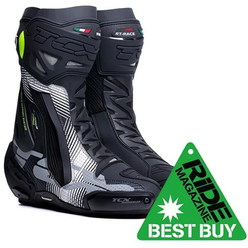 Motorcycle race boots - motorcycle,