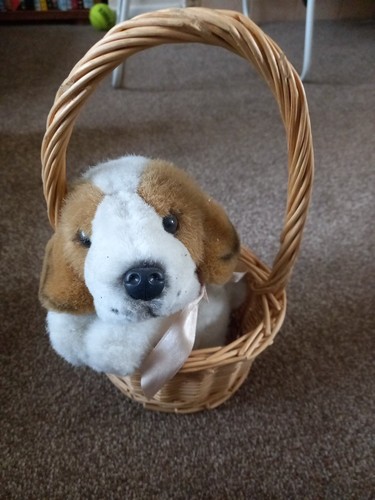 Dog wicker basket - in,