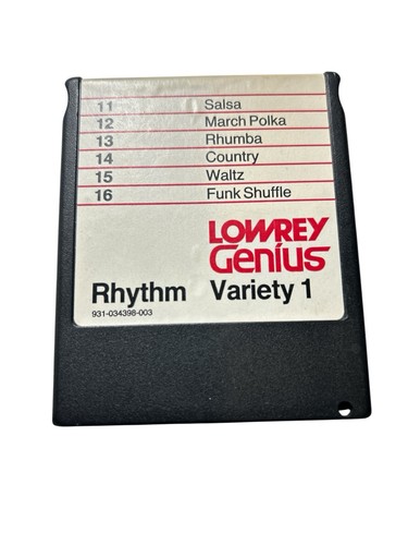 Lowrey genius cartridge - lowrey,