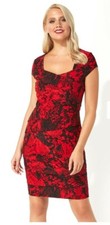 Roman Womens Red Snake Print