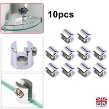 10pcs Glass Shelf Support
