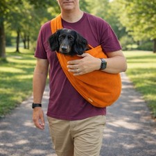 Fleece Dog Sling Carrier Small