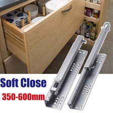 Heavy Duty Soft Close Concealed Undermount Drawer Runners Slides Full Extension