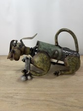 Metal Dog Wine Bottle Holder