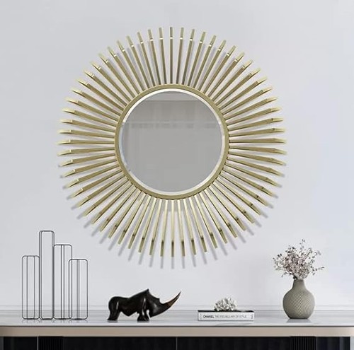 Sun burst round - sun, mirror