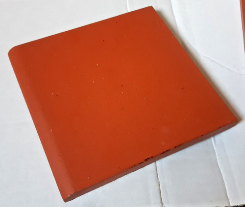 Red bullnose quarry - red, tile