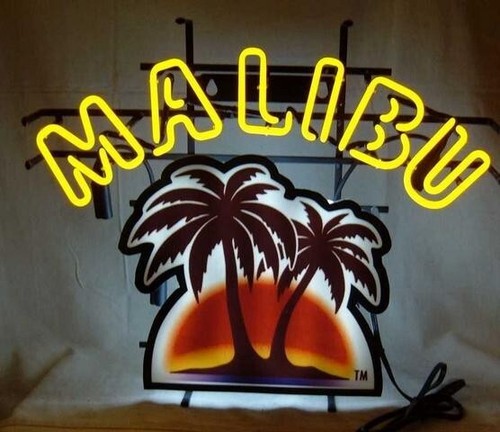Stock malibu rum palm - malibu,