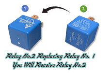 Mitsubishi 4-Pin Blue Multi Use (Replacement) Relay MR524999 Omron Korea 12V 30A