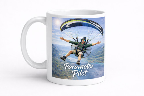 Paramotor pilot mug gift - paramotor,