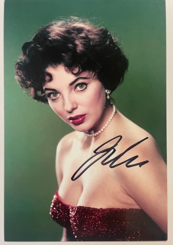 Joan collins signed autograph - signed,