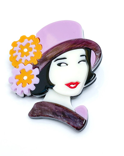 Stylish lady hat - hat, with