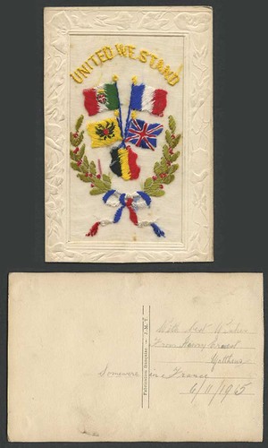 Ww1 silk embroidered - ww1,