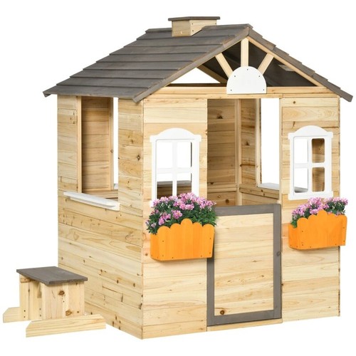 Wooden playhouse for - playhouse, kids