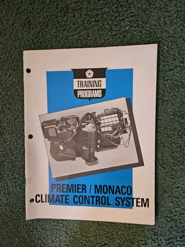 1989 eagle monaco climate - 1989, eagle/monaco