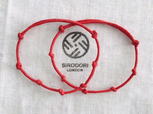 Handmade kabbalah 7 knots - x,