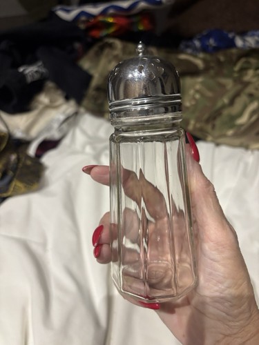 Glass salt pepper - glass, or