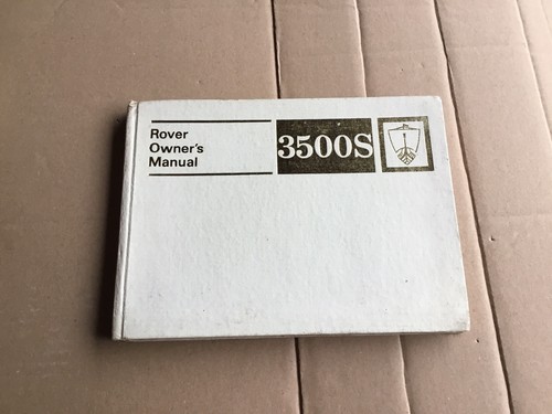 Rover 3500s owners manual - rover,