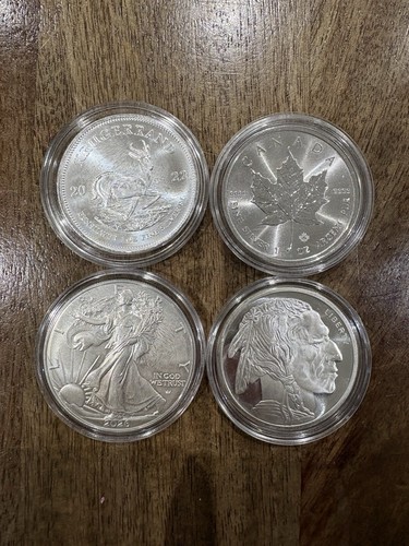 Bundle pure silver - pure, coins