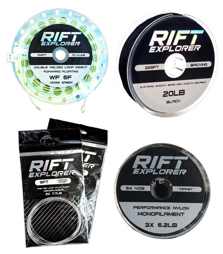 Rift fly fishing line kit - fly,