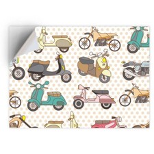1 x Vinyl Sticker A4 - Scooter
