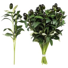  15 Pcs Branche Olivier Branches Décoratives Décoration Des Arbres