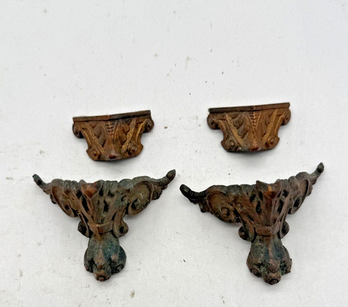 Set cast decorative feet - set,