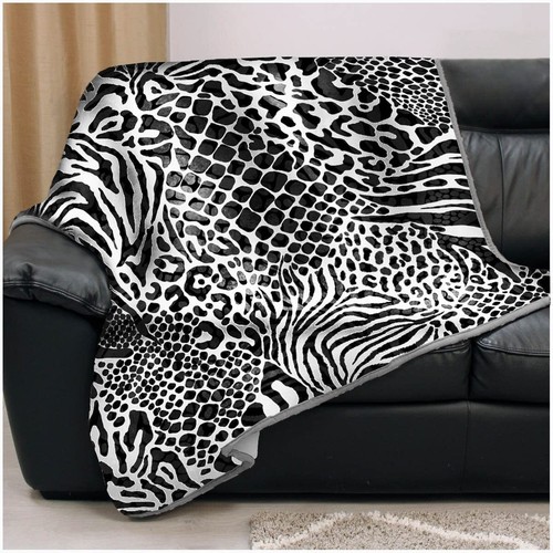 Animal print throw soft - animal,