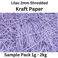 Shredded Paper Lilac Coloured  Kraft Wrapping Easter Hampers Gift Boxes Wrap 