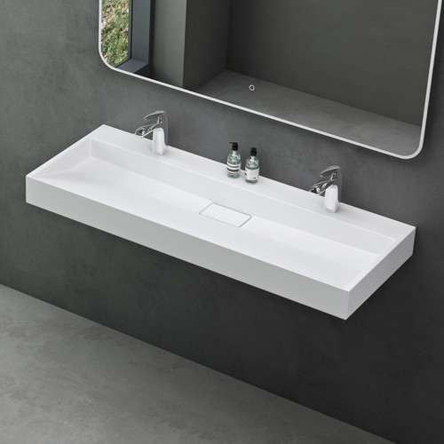 Bathroom basin wall hung sink - basin,
