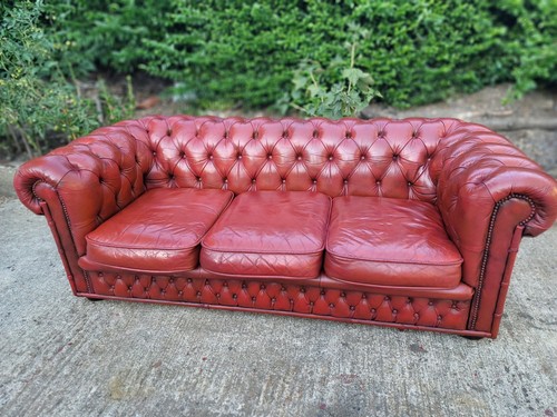 Chesterfield sofa leather - chesterfield,
