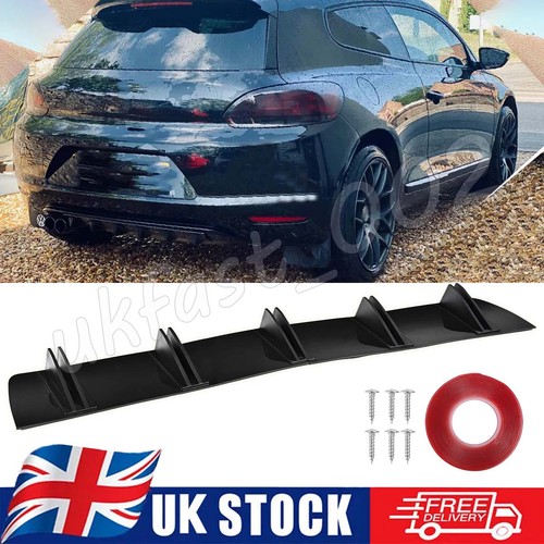 Rear diffuser fins bumper - rear,