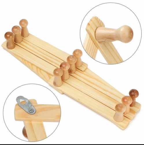 Expandable wooden coat rack - expandable,