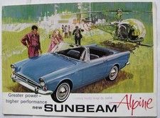 SUNBEAM Alpine Series V 1725cc USA Market Car Sales Brochure c1966 #7824/EX/USA