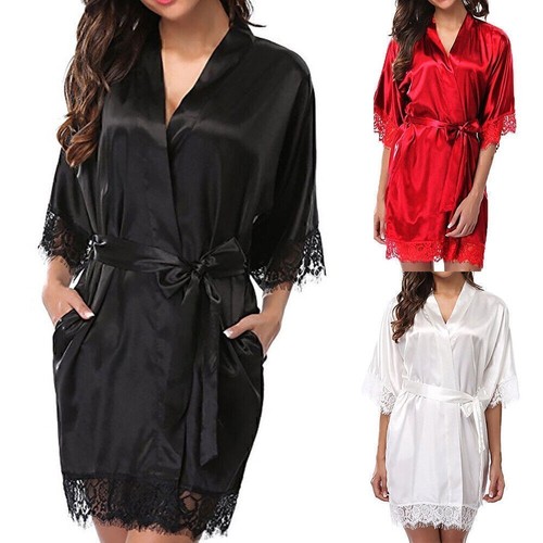 Sexy womens satin silk lace - sexy,