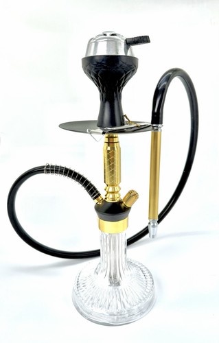 Shisha hookah pipe set gold - pipe,