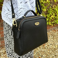 Rowallan Medium Black Leather