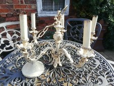 Vintage 5 arm chandelier metal