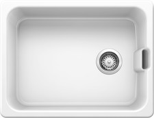Blanco 518497 Belfast 60 Ceramic Kitchen Sink - Chrystal White Glossy NEW