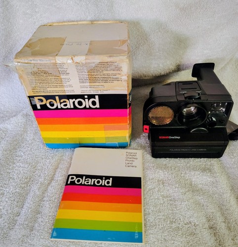 Polaroid sonar one step camera - one,