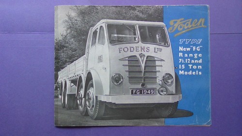 Vintage 1949 foden - vintage, truck