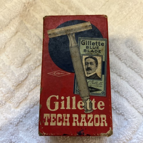 Vintage gillette tech razor - vintage,